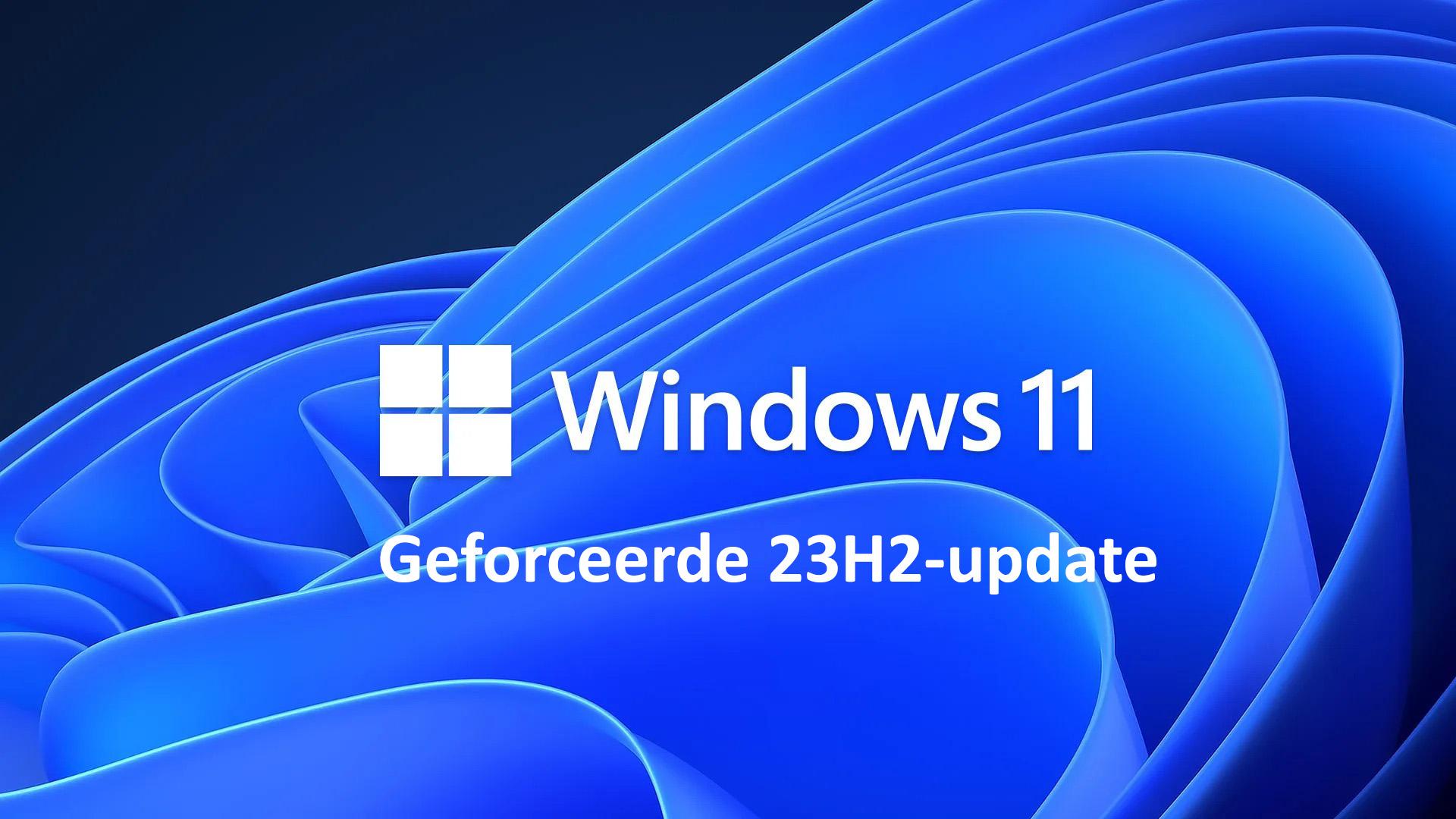 Meer informatie over "Microsoft forceert Windows 11 23H2-update naar pc’s"