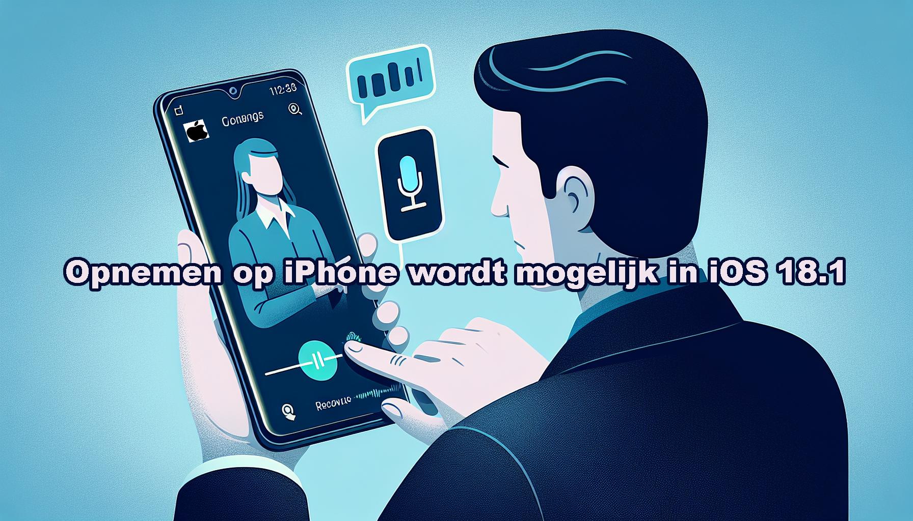 Meer informatie over "Gesprekken opnemen op iPhone wordt eindelijk mogelijk in iOS 18.1"